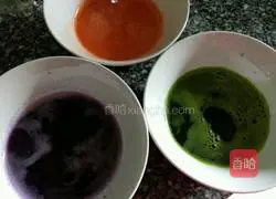 Illustration of how to make colorful vegetable noodles 3