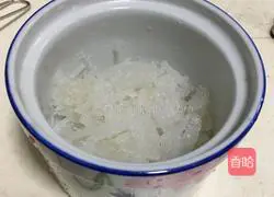 Illustration of how to make rock sugar bird's nest 3