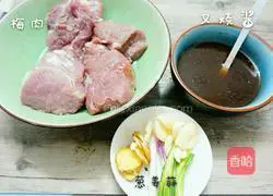 Illustration of how to make barbecued pork 1