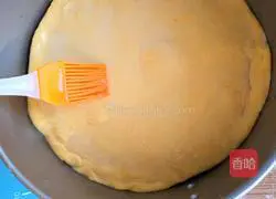 Illustration of how to make two-color hair cake 10