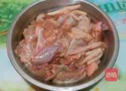 Illustration of braised chicken nuggets 2