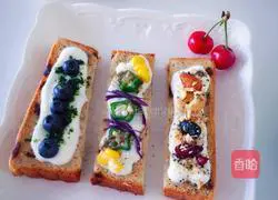 Illustration of how to make three-flavor whole wheat bread and yogurt bars 5