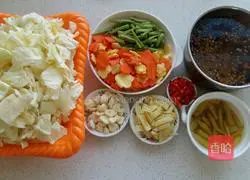 Illustration of how to make spicy and sour Korean kimchi 2