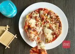 Illustration of how to make Bacon and Prawn Thick Crust Pizza 8