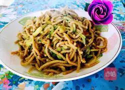 Illustration of making cold noodles 13