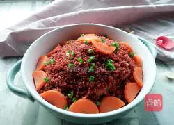 Illustration of how to make steamed pork with rice flour 8