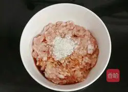 Illustration of how to make pork and mushrooms stuffed with bitter melon 6