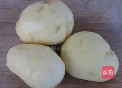 Illustration of how to make French fries 1