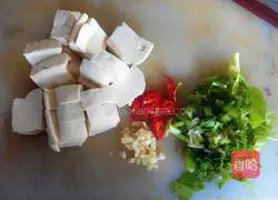 Illustration of how to make celery tofu 2