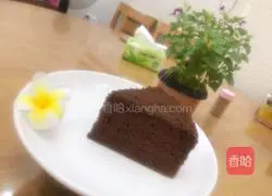 Illustration of how to make cocoa sponge cake 21