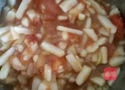 Illustration of how to make noodles with fish 9