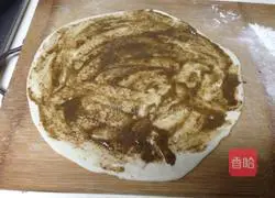 Illustration of making sauce-flavored pancakes 3