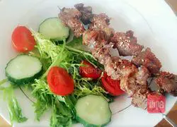 Illustration of how to make delicious large mutton skewers 8