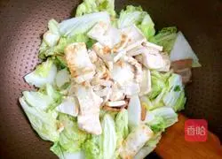 Illustration of how to make cabbage and tofu 7