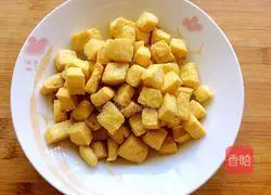 Illustration of how to make rapeseed tofu 4