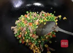 Illustration of how to make diced garden vegetables 4