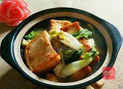 Illustration of home-cooked vegetables and tofu 12