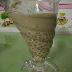Homemade bubble milk tea