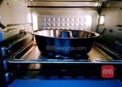 Illustration of how to make whole egg cake (dried blueberry) 11