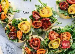 Mini roasted cherry tomato pizza recipe 6