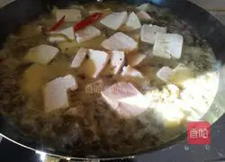 Illustration of how to make pickled cabbage, tofu and fish 4