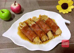 Bacon enoki mushrooms Illustration of how to do it 10