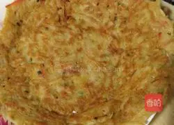 Illustration of how to make vegetable pancakes 8