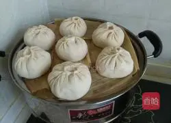 Illustration of how to make rapeseed, tofu and shrimp buns 9