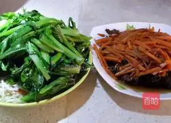 Illustration of how to make beef fried rice noodles 3