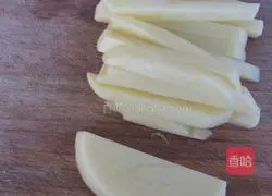 Illustration of how to make French fries 2