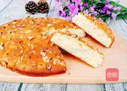 Illustration of how to make banana walnut cake 21