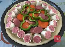 How to make sausage and shrimp pizza Illustration 12