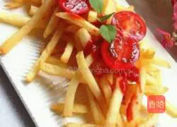 Illustration of how to make French fries 7