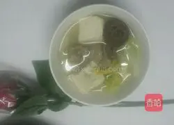 Illustration of how to make pork ribs, cabbage and tofu soup 5