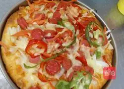 Illustration of how to make delicious pizza 8