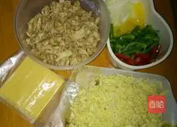 Chicken Pizza Recipe Illustration 6