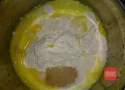 Illustration of how to make custard honey bread 1