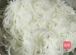 Illustration of steamed radish balls 1