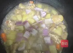 Illustration of how to make braised chicken wings with curry potatoes 5