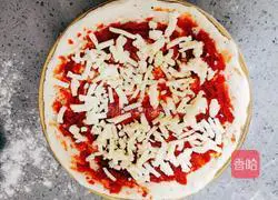 Illustration of how to make shrimp and mushroom pizza 6