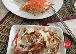 Illustration of how to make stir-fried crabs with chives and ginger 6