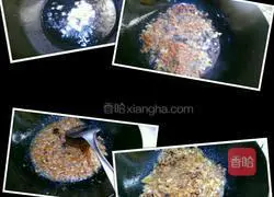 Illustration of how to make stir-fried vermicelli with kimchi and minced meat 3
