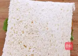 Illustration of how to make ham, bacon and egg sandwich 9