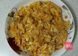 Illustration of how to make kimchi fried rice 9 