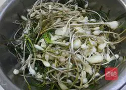 Illustration of making garlic pickles 2