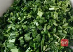 Illustration of how to make dried chives and tofu 1