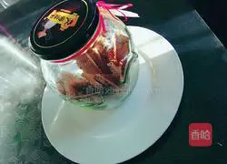 Illustration of making homemade sesame candy 5