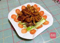 Illustration of how to make shredded pork with bean paste 9