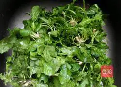 Shepherd's Purse Pearl Meatballs.Recipe 2