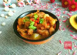 Braised mutton and radish recipe 12